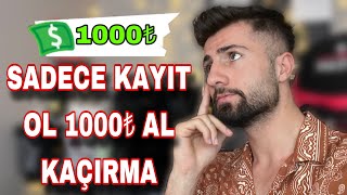 1 DAKİKADA 1000₺ KAZANDIRAN YENİ İŞ 💰 ÖDEME KANITLI  İnternetten Para Kazanma kaçırma KAÇIRMA [upl. by Marieann]