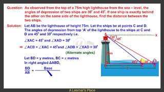 Trigonometry Solutions CBSE 10th Maths  Question 13 [upl. by Alodie]