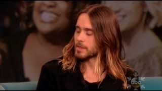 Jared Leto Full Interview on The View 1242013 [upl. by Brigid]