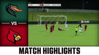 UAB vs Louisville Match Highlights  2024 ACC Mens Soccer [upl. by Ainoval]