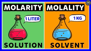 Difference between Molarity and Molality [upl. by Aissat184]