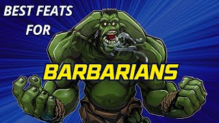 Best Feats for Barbarians in DampD 5e [upl. by Paule]