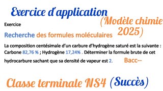 Comment rechercher des formules moléculaires [upl. by Carmen]