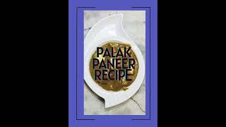 Palak paneer 🥗 [upl. by Olpe]