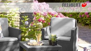 Allibert Chicago Balcony Set Assembly video [upl. by Ferrick791]