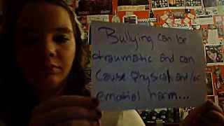 Bullying Facts and Help on Note Cards [upl. by Hanleigh]