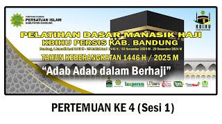 Adab Adab dalam Berhaji  DR KH Haris Muslim Lc [upl. by Corell]