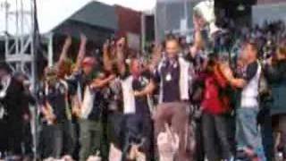 Geelong Cats and fans singing club song at Supporters Day [upl. by Avril]