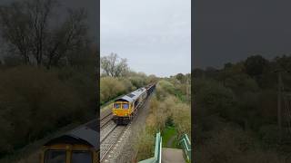 Train at Willington 211024 66750 with nice TONE heads south [upl. by Kalagher]