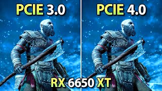 PCIe 30 vs 40  RX 6650 XT Does it Matter [upl. by Jewelle321]