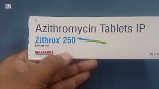 Zithrox 250 Tablet  Zithrox Tablets  Azithromycin Tablets IP  Zithrox 250mg Tablet Uses Dosage [upl. by Eiroj]