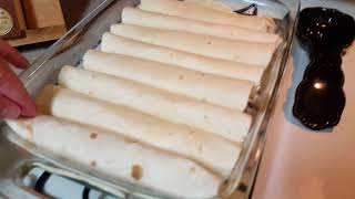 WHITE CHICKEN ENCHILADAS RECIPE [upl. by Gareth]