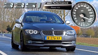 BMW 335i E92 N55 xDrive MPerformance POWER amp SOUND  0100 100200 amp TOP SPEED [upl. by Schmitz]