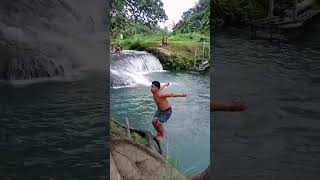 Malingin falls in cortes Bohol Philippines travel nature bohol philippines fyp [upl. by Maharva]