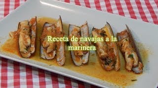 Receta fácil de navajas a la marinera [upl. by Veleda]