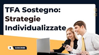 TFA Sostegno Strategie Individualizzate [upl. by Nobile]