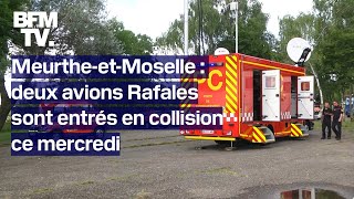 MeurtheetMoselle ce que lon sait de la collision entre deux avions Rafale [upl. by Ehcropal]