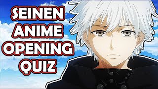 Anime Opening Quiz  Seinen Edition [upl. by Pudendas]