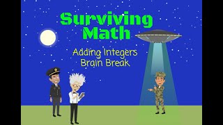 Adding Integers Brain Break [upl. by Eillime]