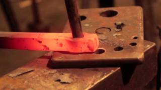 Blacksmithing techniques  How to punch and drift [upl. by Muir]