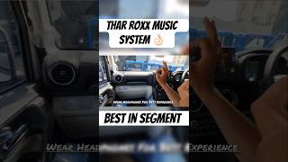 Mahindra best music system tharroxx shorts trending thar tharroxxsuspension [upl. by Sandy]