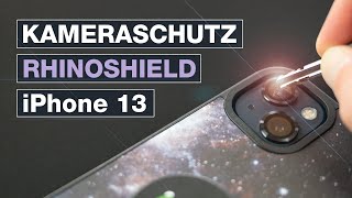 Kameraschutz iPhone 13 von Rhinoshield Test  Montage  Kratz und Stoßtest  Testventure  Deutsch [upl. by Ludwog]