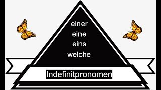 Indefinitpronomen einer eine eins welche  A2 Übung [upl. by Ierna648]