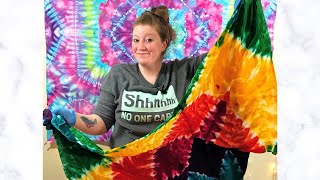 How to Tie Dye a Beautiful Mandala Tapestry  A Step by Step Guide for Beginners Rainbow Mandala [upl. by Mikkanen]