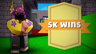 Journey to 5000 Wins in Roblox Bedwars Part 11 [upl. by Riva505]