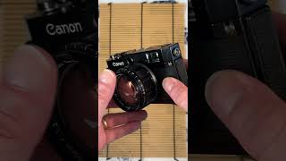 The beautiful black paint Canon P filmcamera canoncamera canonp [upl. by Eiahpets]