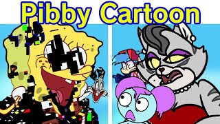 Friday Night Funkin Come and Learn with Pibby Cartoons V2 DEMO FNF ModBugs BunnyFinnSpongebob [upl. by Arraic]