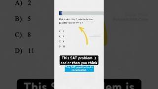 This SAT problem is easier than it looks👀 digitalsat satprep [upl. by Fredella996]