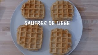 RECETTE GAUFRES DE LIEGE  MARDI GRAS  GAUFRES DU NORD [upl. by Eriuqs]