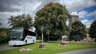 A positioning journey for a private hire in DCT YN08NNF VolvoPlaxton Rattlesden to Brettenham [upl. by Bone459]