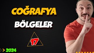 🌍BÖLGELER VE BÖLGE SINIRLARI 🔴 39 GÜNDE TYT COĞRAFYA KAMPI17 📌2025 [upl. by Eenerb344]