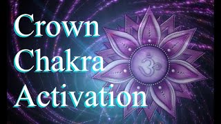 Crown Chakra Activation  B Note  Hemi Sync Technology Binaural Beats and 4 Hz [upl. by Zelazny]