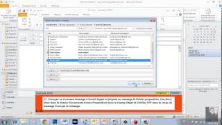 Examens MOS OUTLOOK 2010 Question 21 [upl. by Eurd]