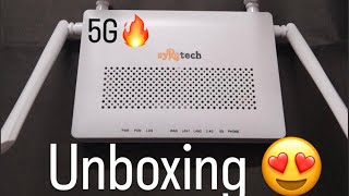 Unboxing Syrotech SY2010WADONT 1200 Mbps WirelessRouter White Dual Band😍😍 [upl. by Gerstner]