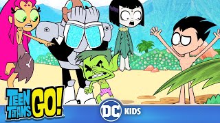 Teen Titans Go em Português  Melhores Momentos da Ilha do Desejo Louco  DC Kids [upl. by Lada21]