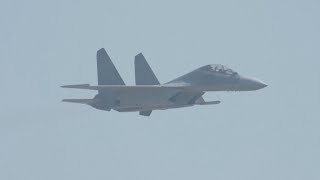 Chinas J16 fighter jet delivers aweinspiring flying display [upl. by Swope]