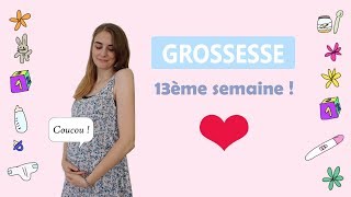 13 SA  Semaine de la 1ère écho  ✨ Grossesse 3 👶 [upl. by Ahseym]