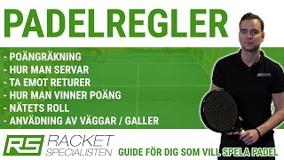 Padelregler  Guide för dig som vill spela padel [upl. by Fischer]