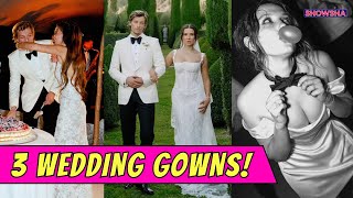 Millie Bobby Brown Picks Three HighEnd Bridal Gowns For Her Italian Wedding To Jake Bongiovi  N18G [upl. by Nahtaj]