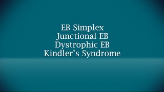 What is Epidermolysis Bullosa EB [upl. by Tihom]