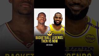 Basketball Legends Then vs Now 🔥  Part 1  shorts basketball nba ytshorts [upl. by Yorgos]