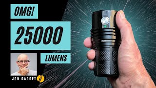 This incredible 25000 lumen flashlight from Imalent turns night into day  the MS06 [upl. by Gaspar]