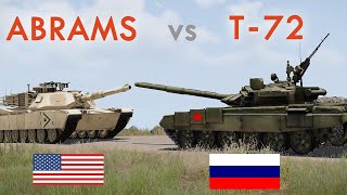 M1 Abrams vs T72 [upl. by Nac]