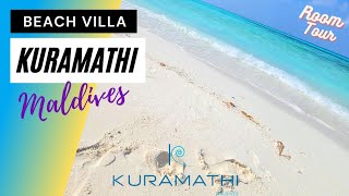 Kuramathi MALDIVES 🌞❤️  Beach VILLA  HD Room Tour  Maldives VLog [upl. by Oakman]