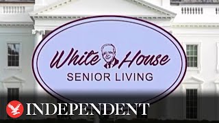 Trump trolls Biden with White House senior living ad Where residents feel like presidents [upl. by Koser]