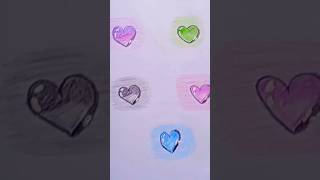 3D drawing heart simple work shorts [upl. by Wertheimer730]